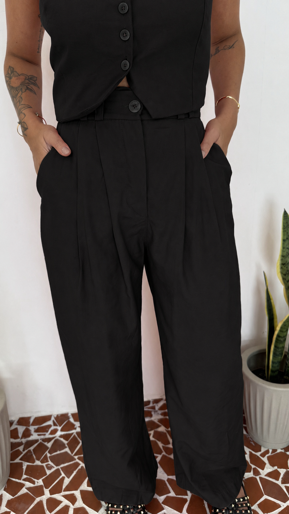 Calça Alfaiataria Preta