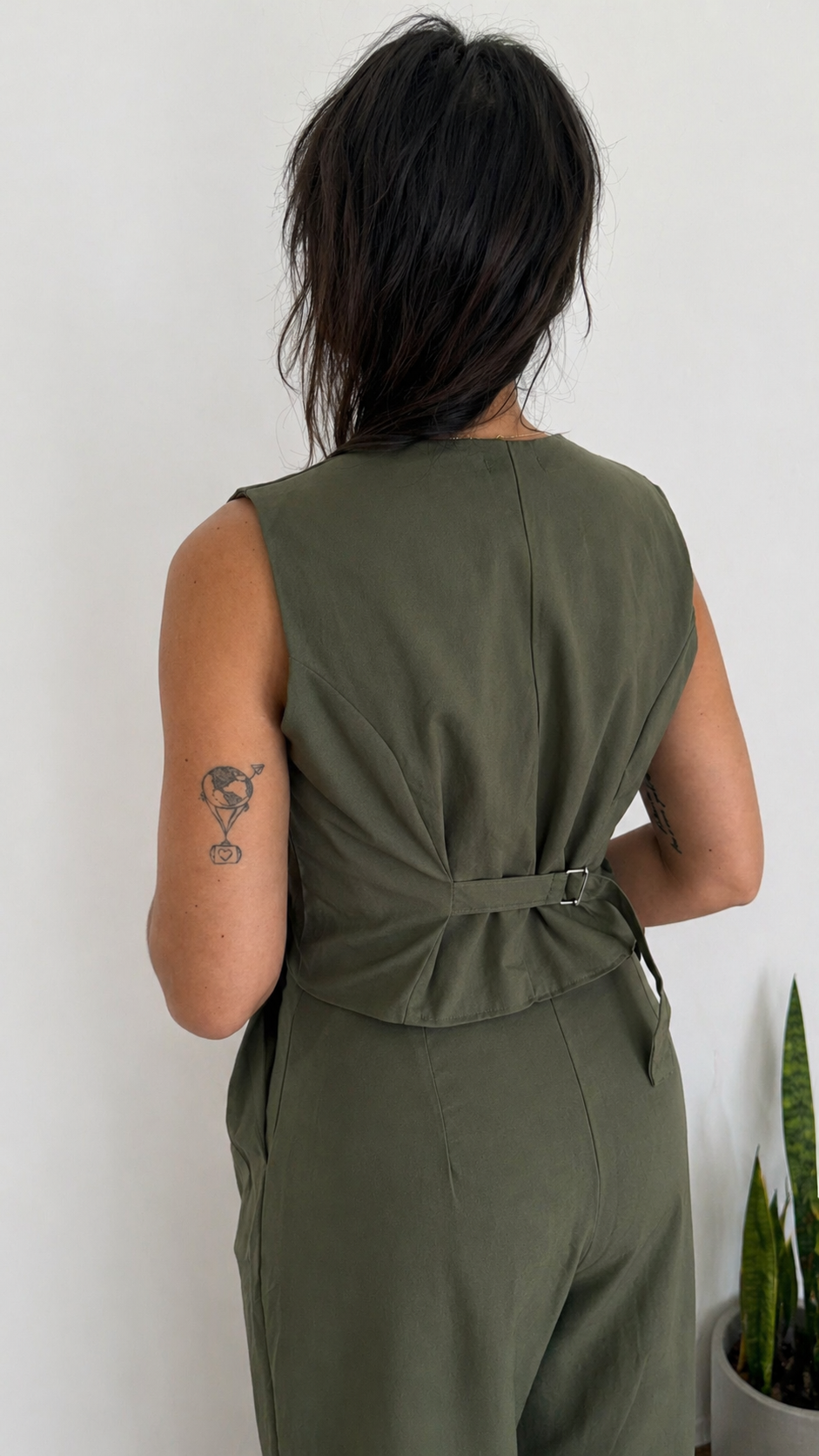 Colete Linho Verde