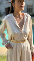Camisa Oversized Linho Cru