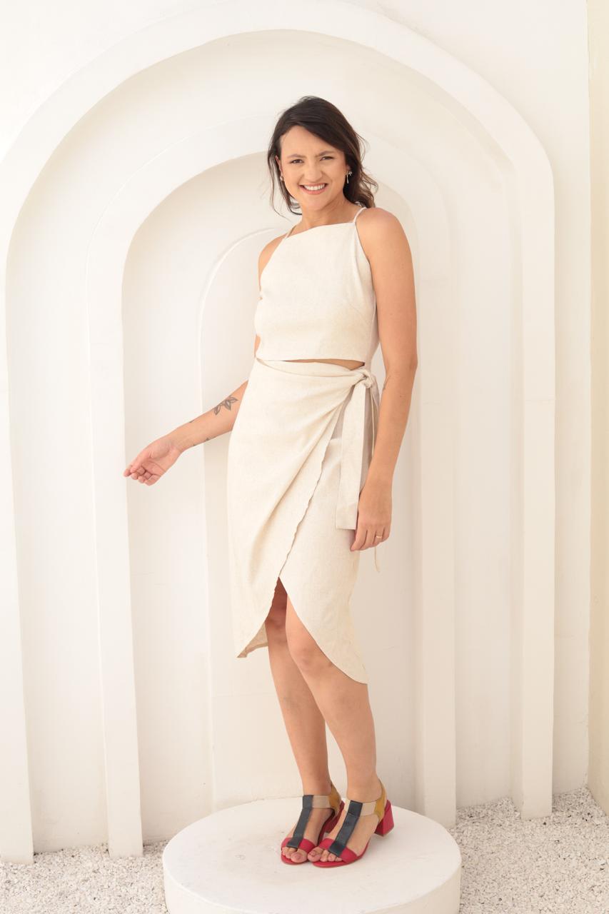 Vestido Cru