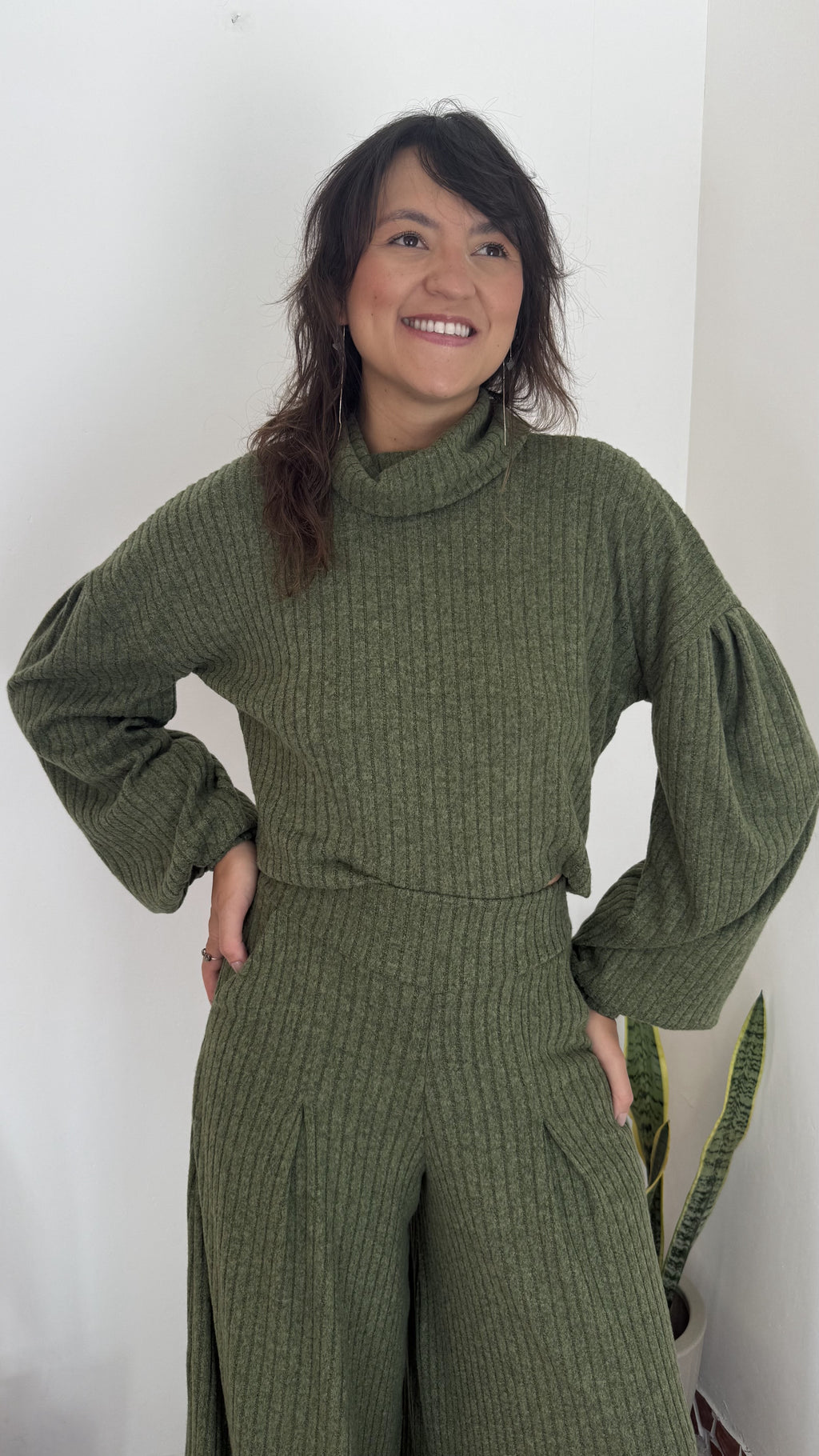 Blusa Petrópolis Golão Tricot Verde