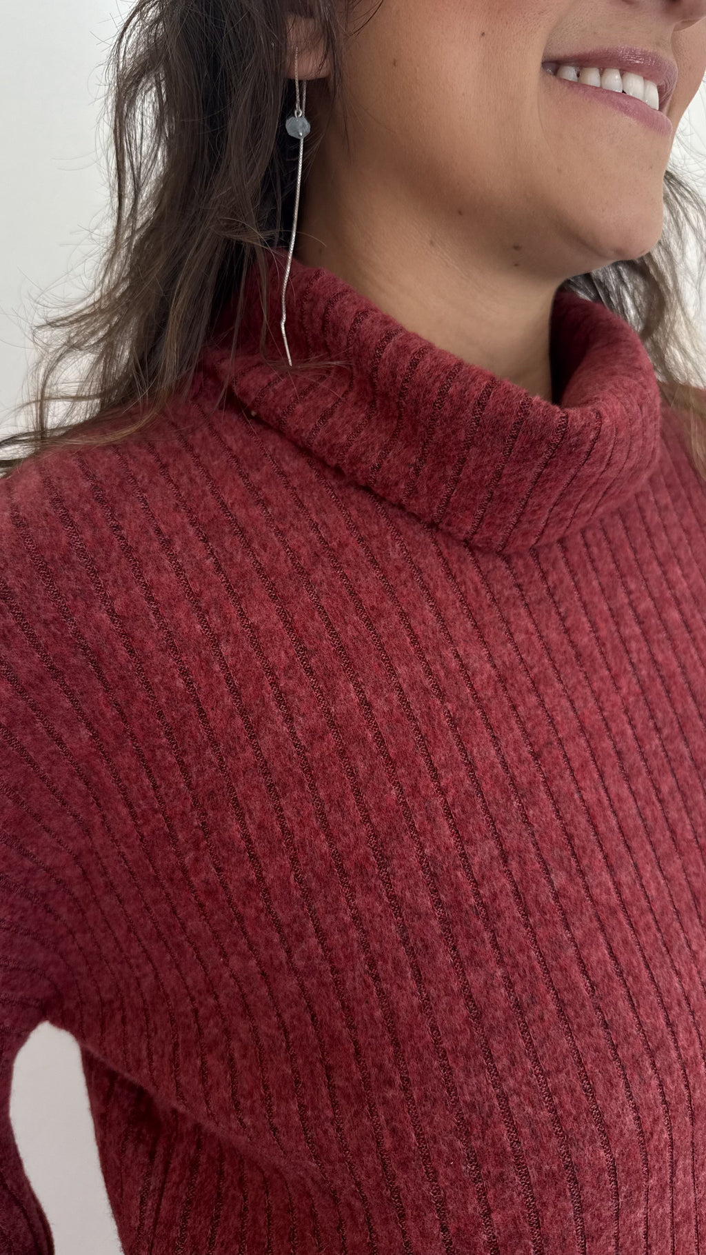 Blusa Petrópolis Golão Tricot Marsala