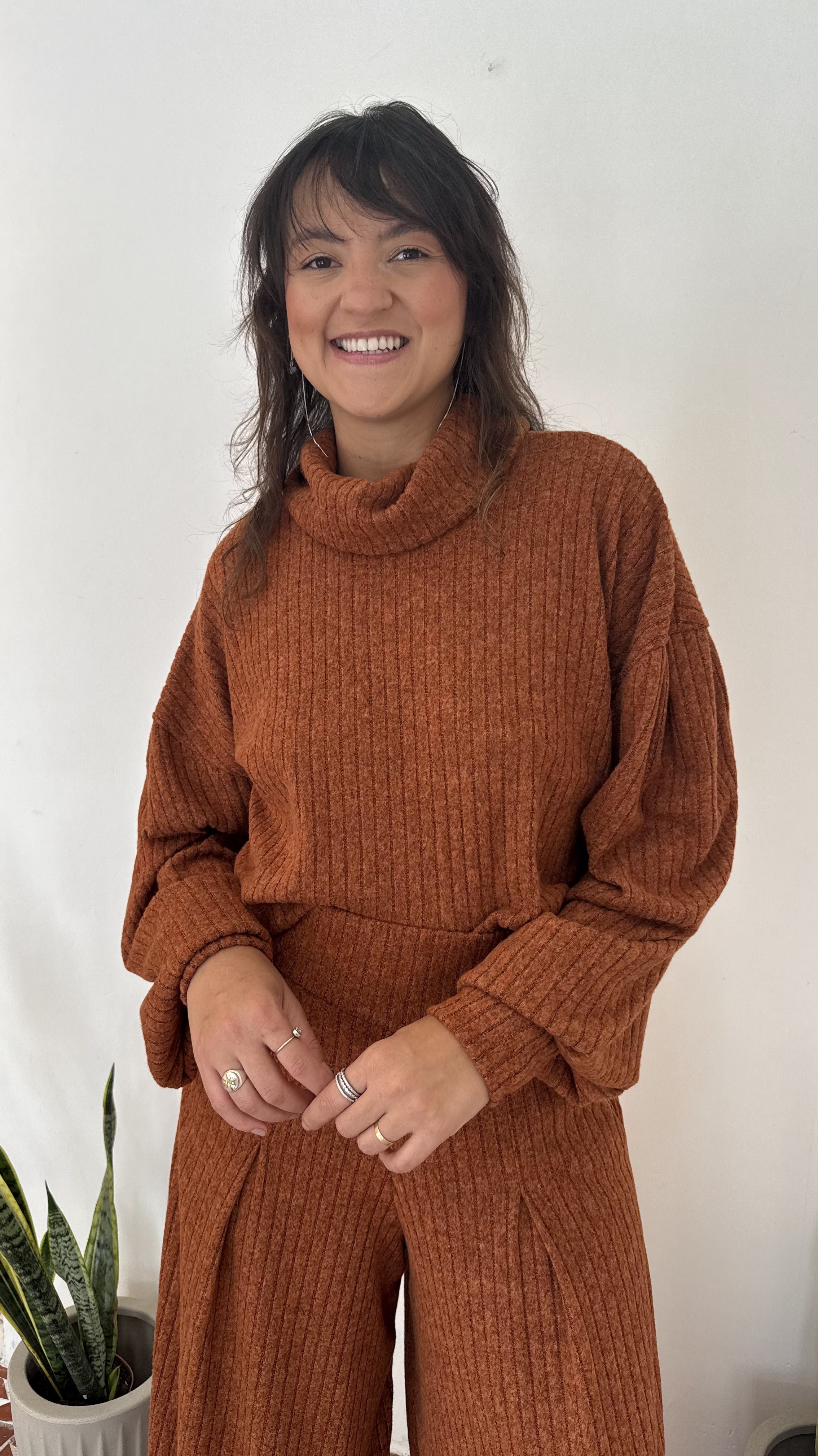 Blusa Petrópolis Golão Tricot Terra