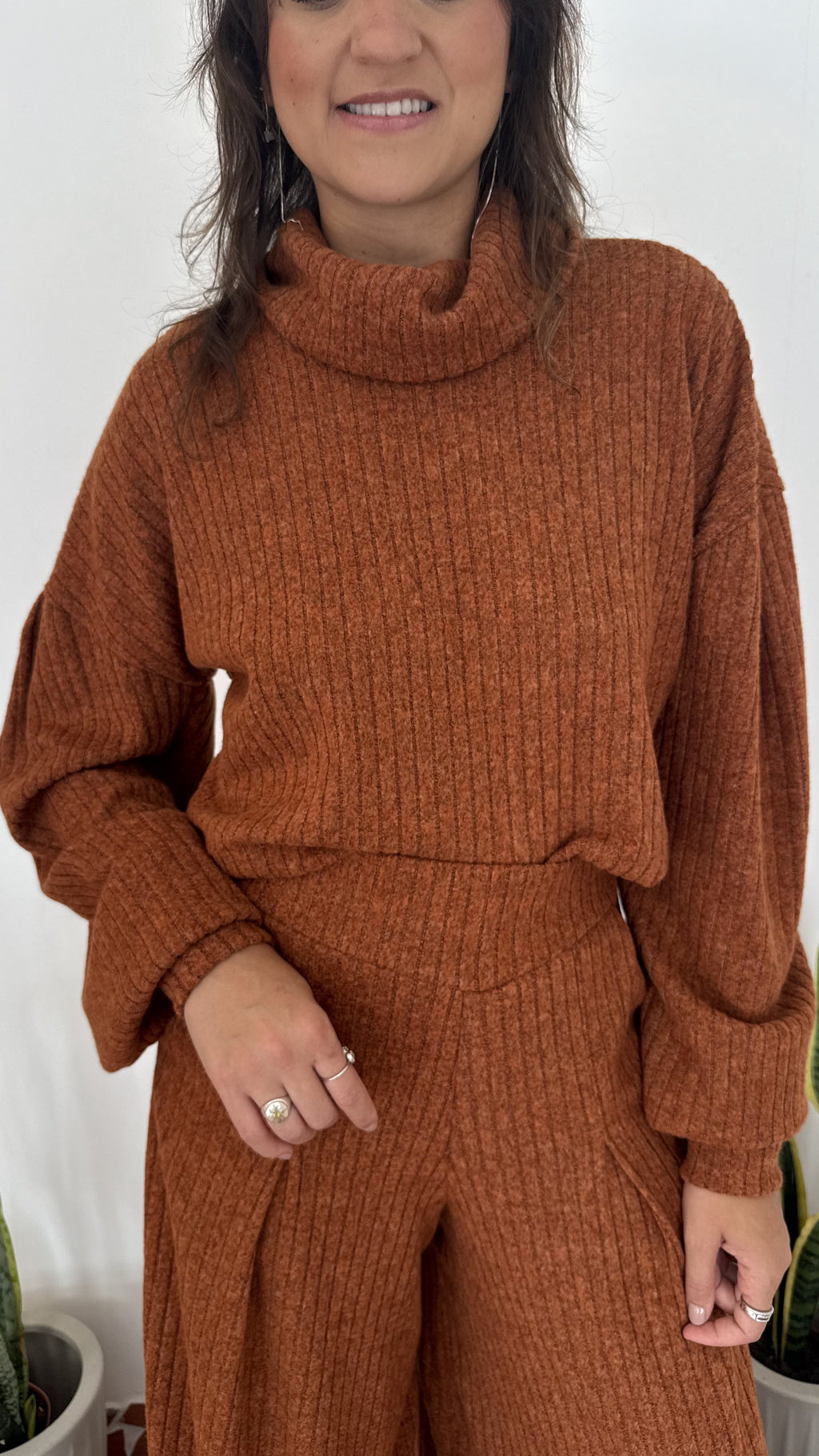 Blusa Petrópolis Golão Tricot Terra