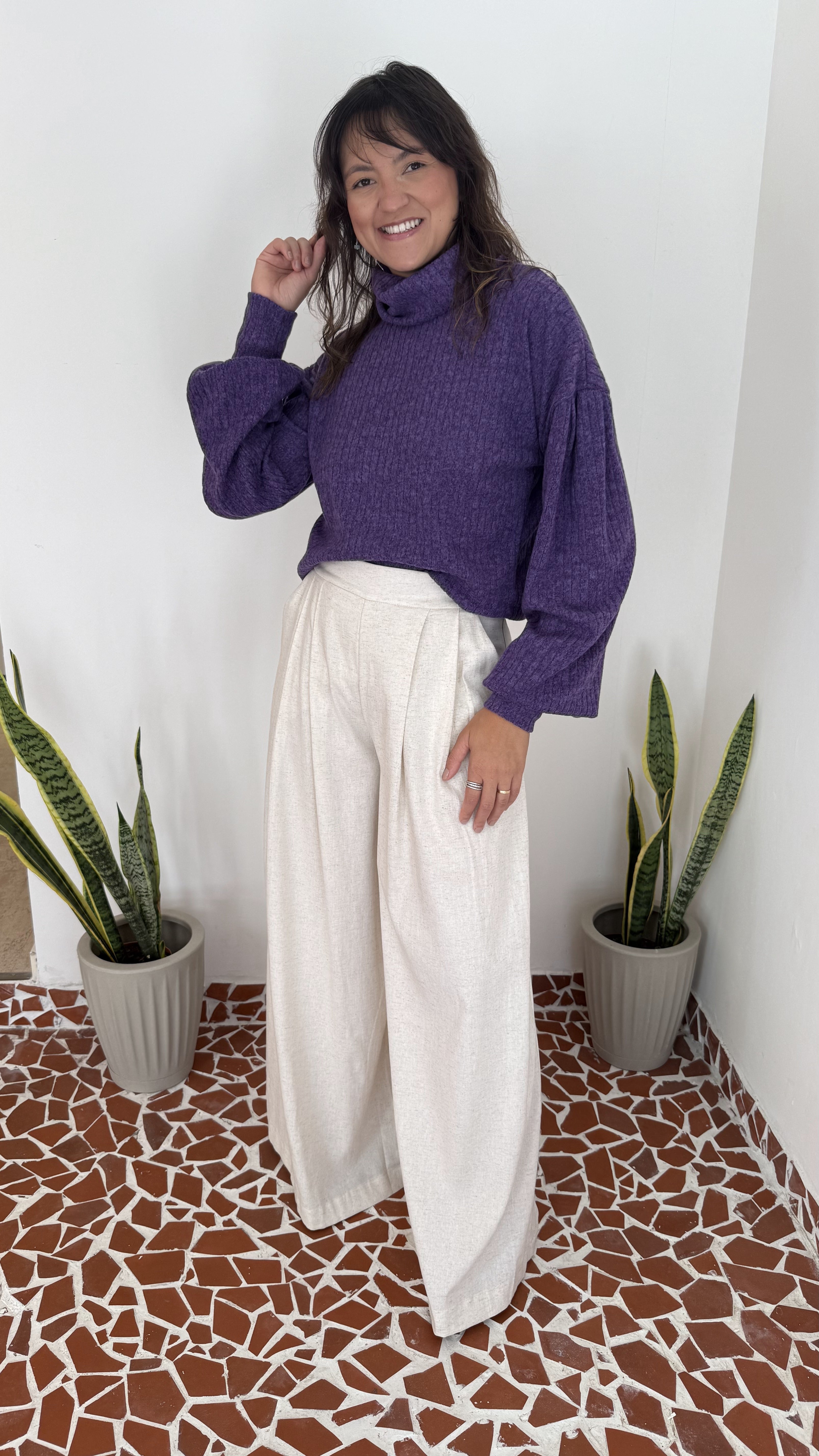 Pantalona Laranjeiras Linho Cru