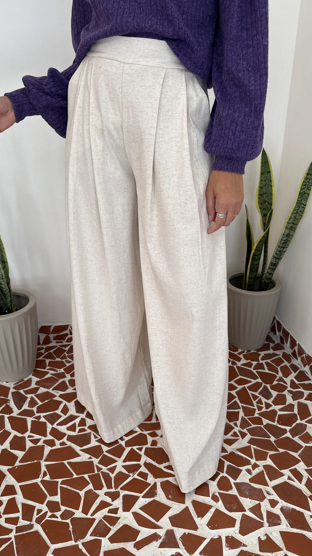 Pantalona Laranjeiras Linho Cru