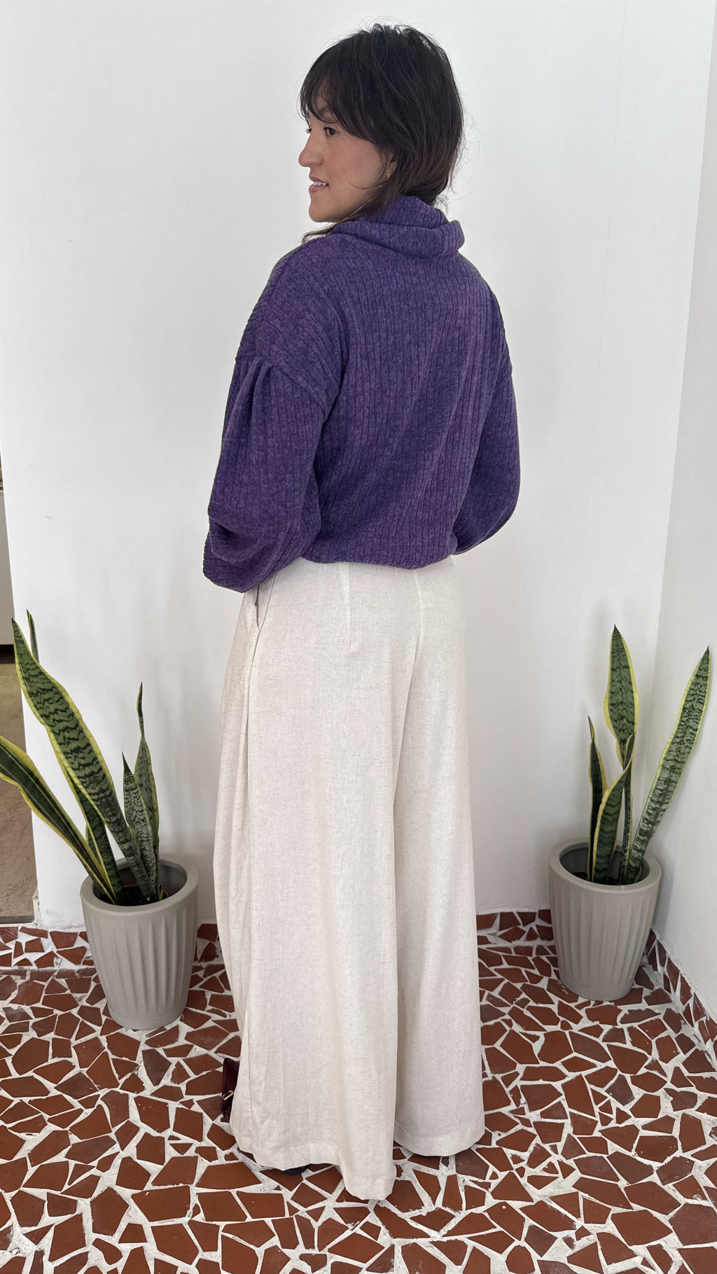 Pantalona Laranjeiras Linho Cru