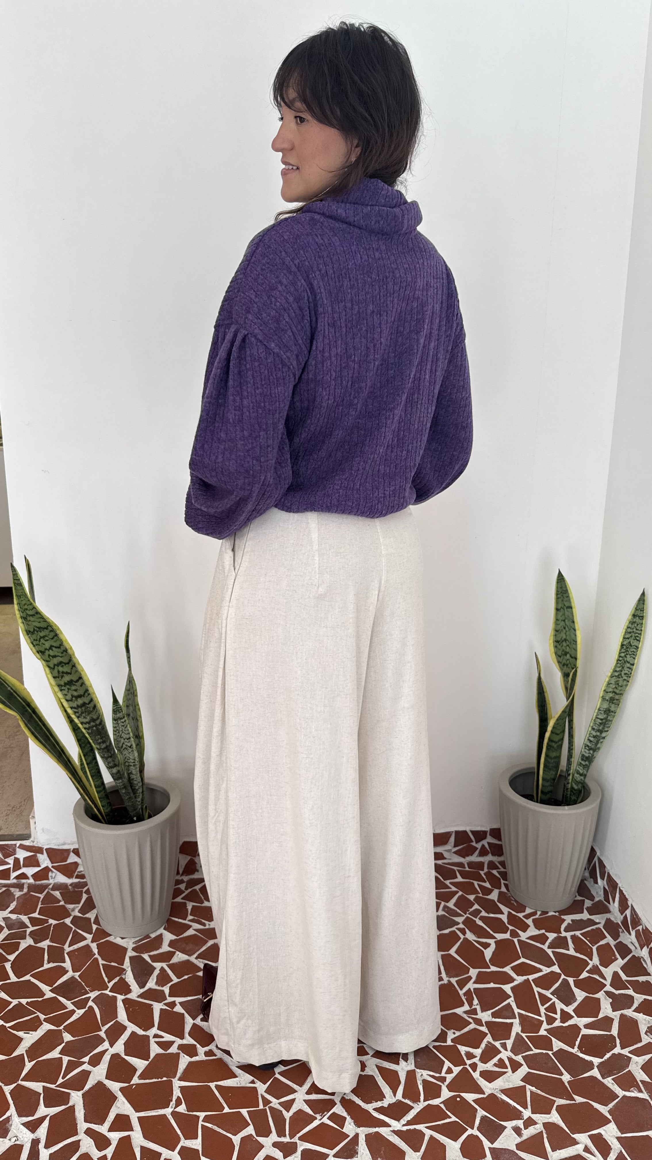 Pantalona Laranjeiras Linho Cru