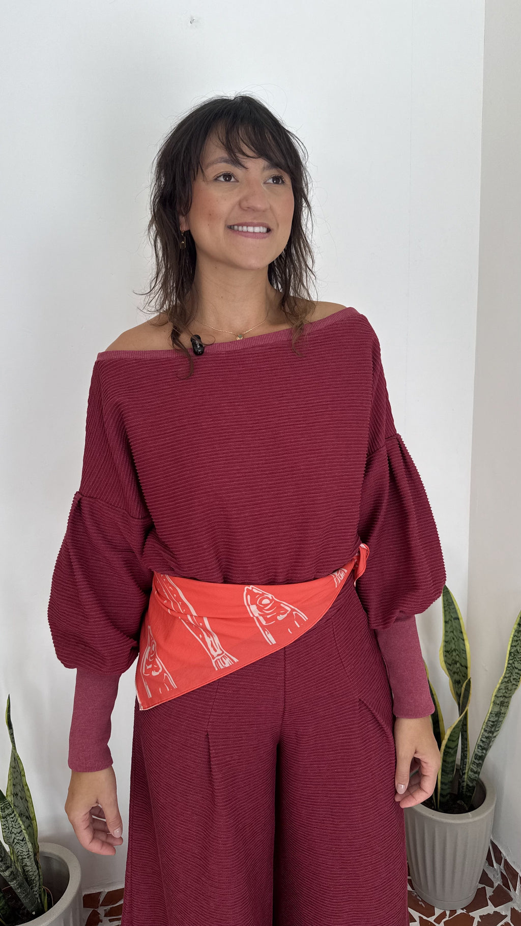 Blusa Classic Wave Cereja