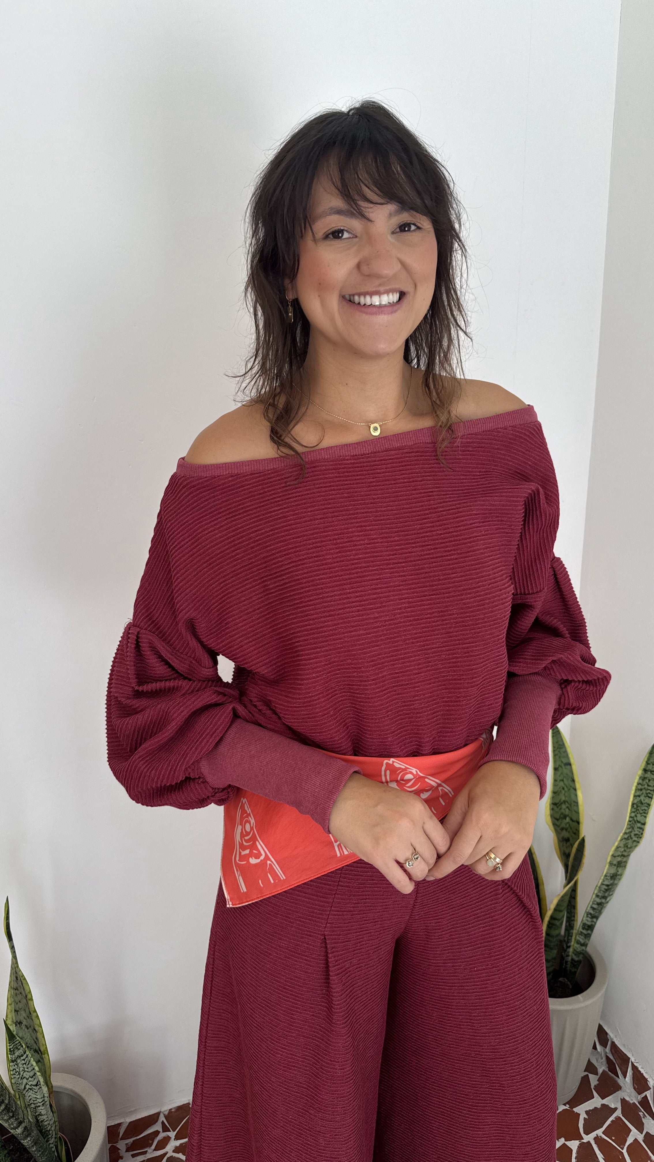 Blusa Classic Wave Cereja