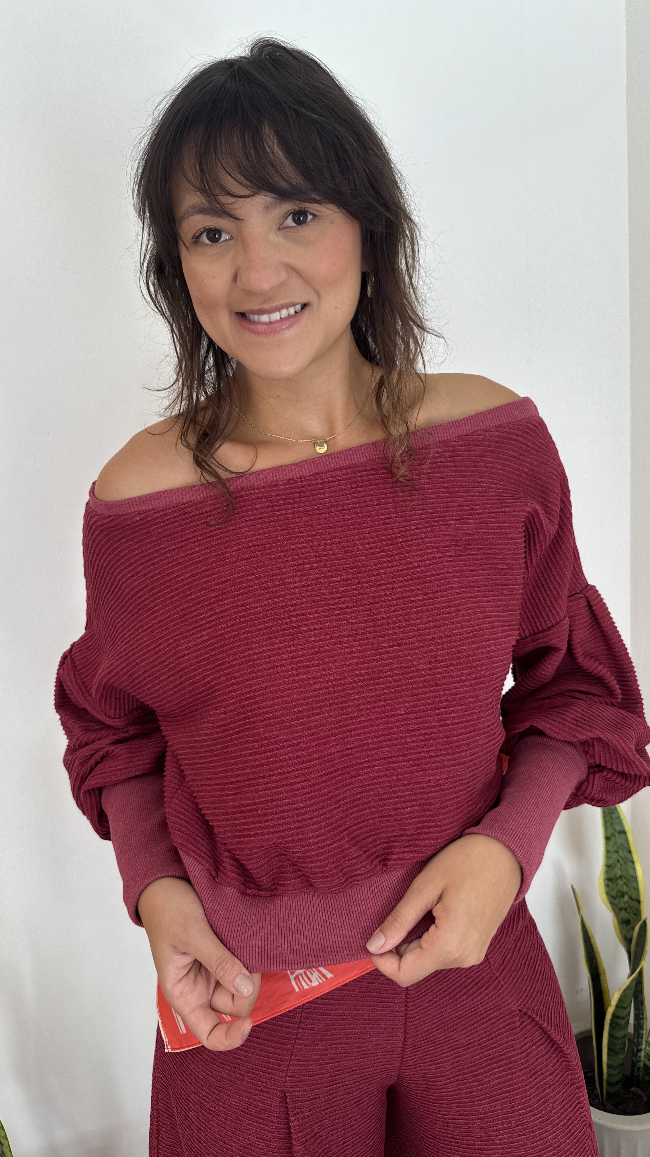 Blusa Classic Wave Cereja