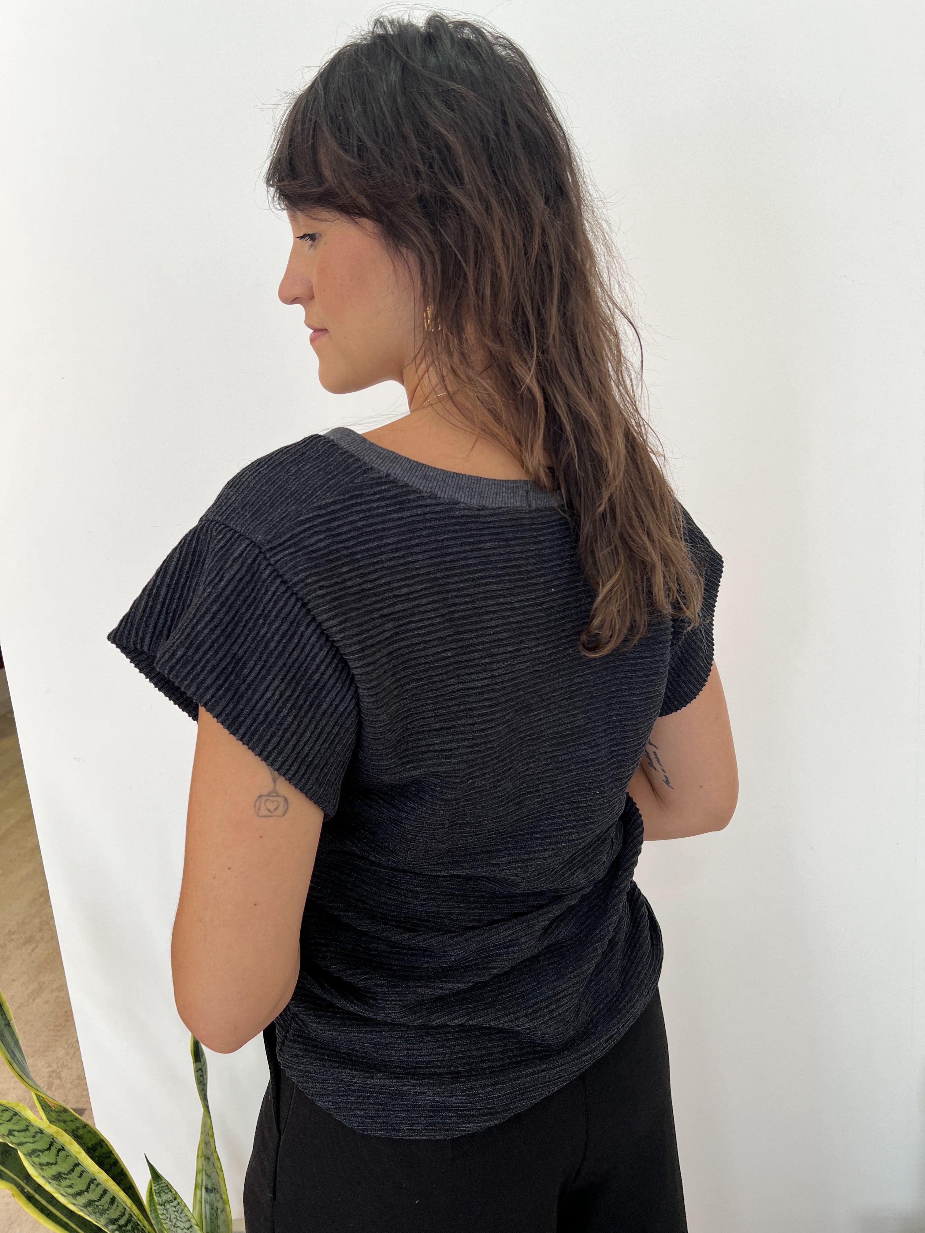 Blusa Pirajá Classic Wave Preta