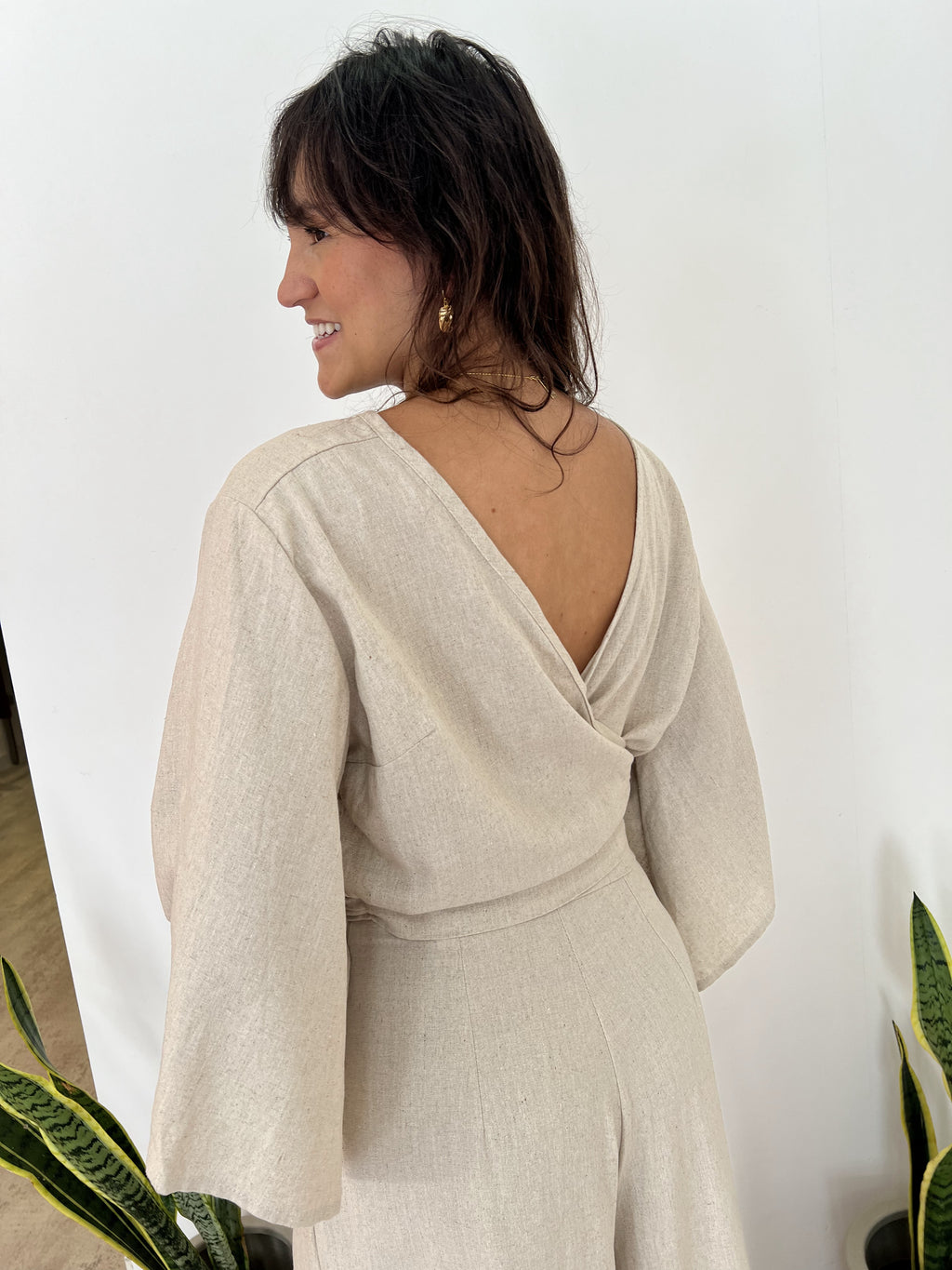 Blusa Tijuca Manga Kimono Cru