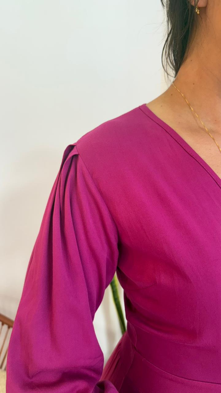Vestido Vidigal Fucsia