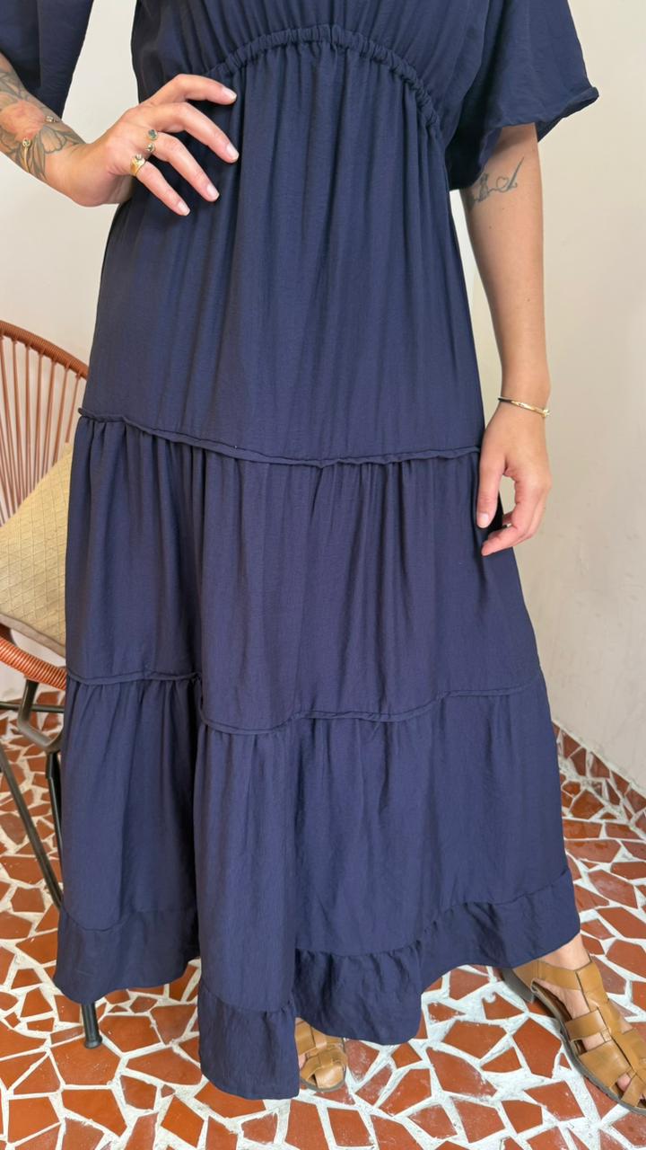 Vestido Marias Azul Marinho