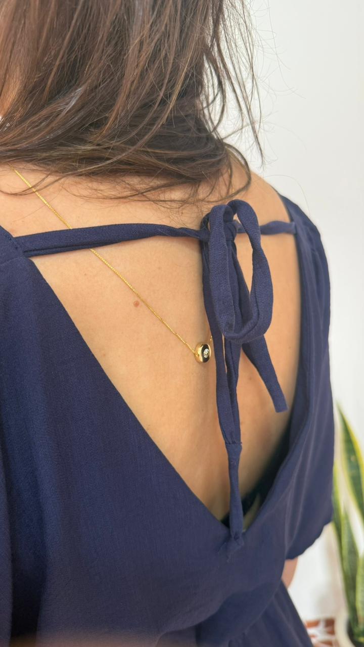 Vestido Marias Azul Marinho