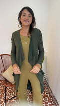Maxi Cardigan Verde
