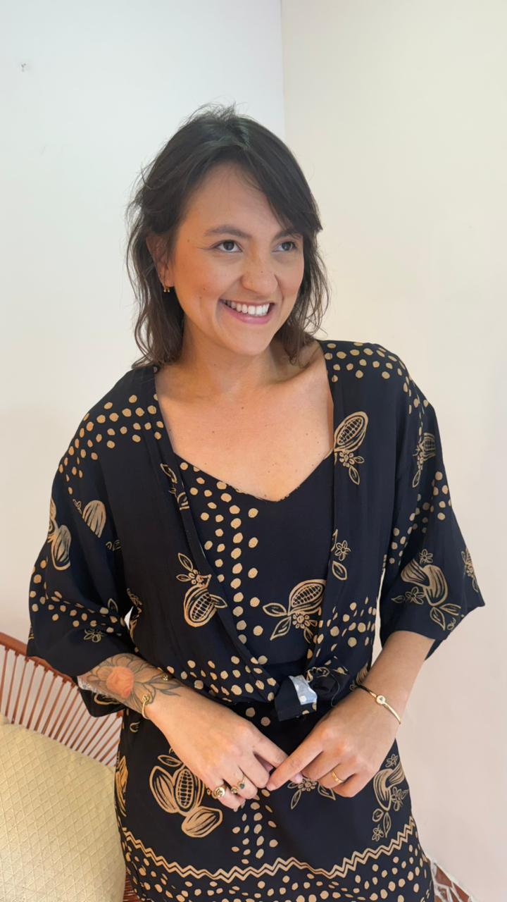 Kimono Piraja Cacau
