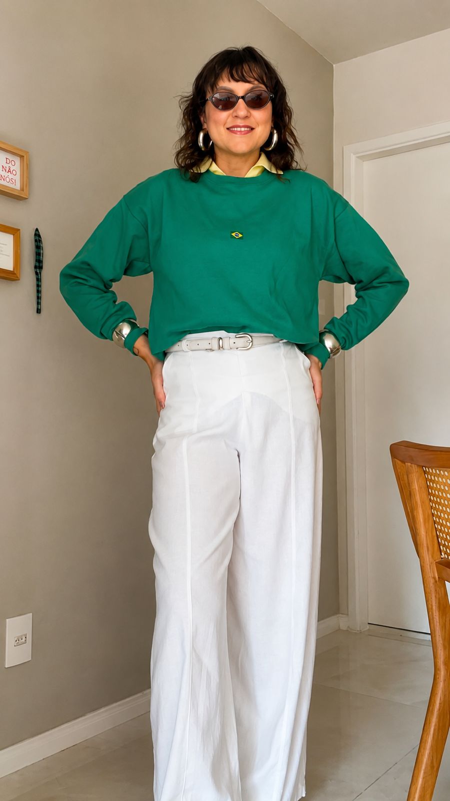 Pantalona Leblon Branco