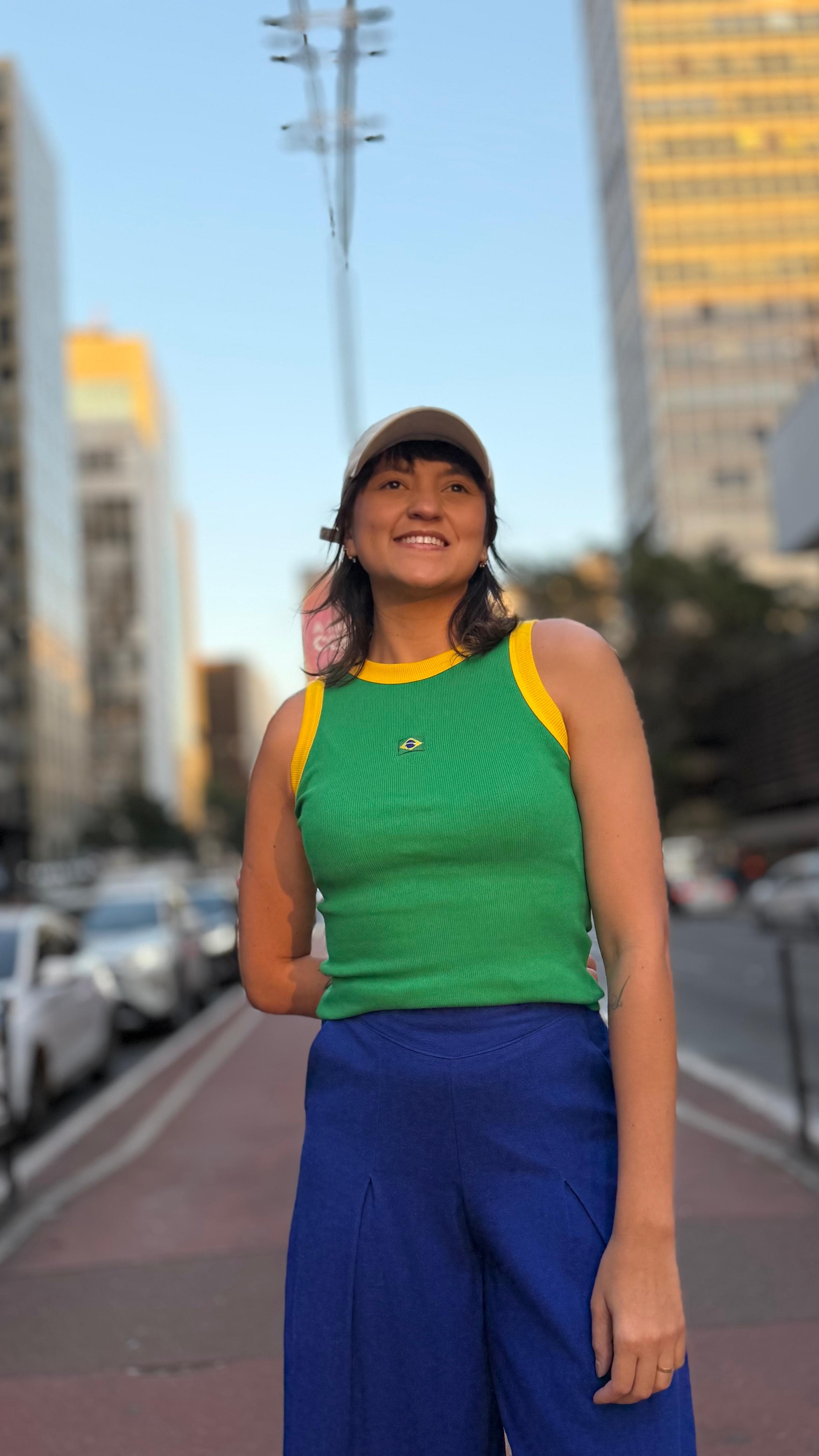 Regata Brasil Bandeira Verde