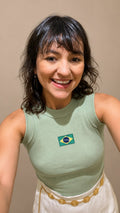 Regata Brasil Bandeira Verde