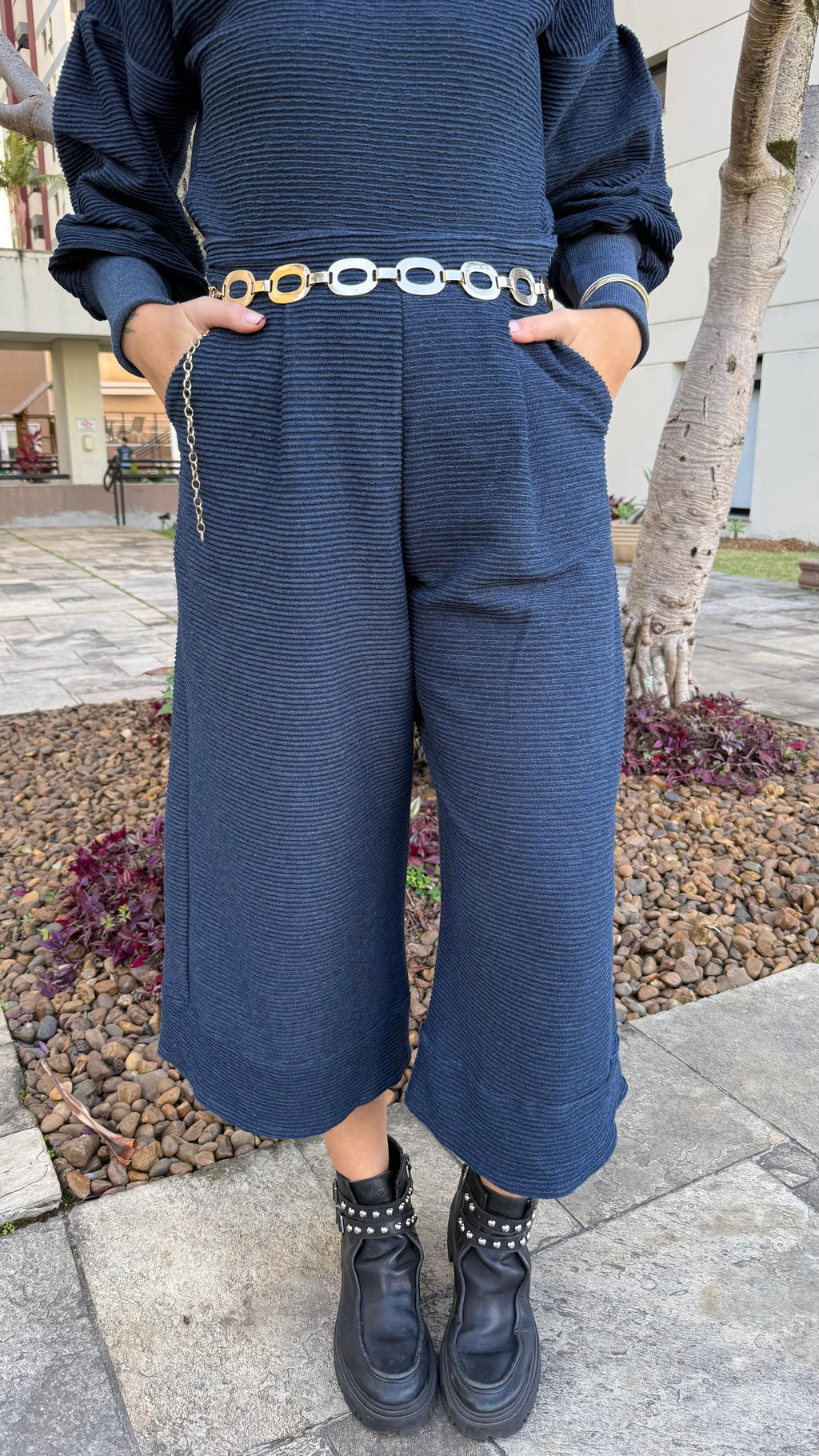 Pantacourt Lapa Classic Wave Azul